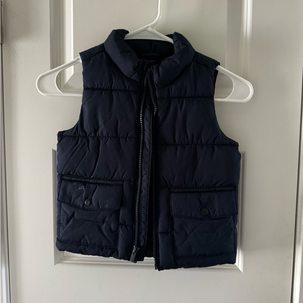 Navy Puffer Vest